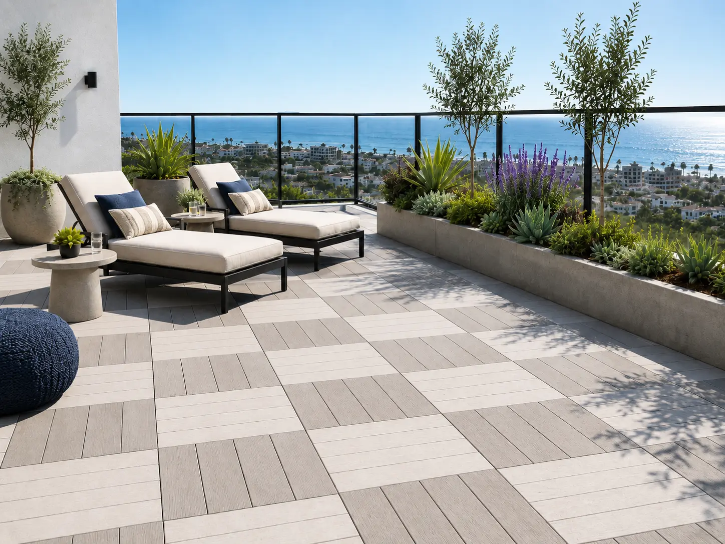 Deck Modular fiber cement panel — distributed by JARA International