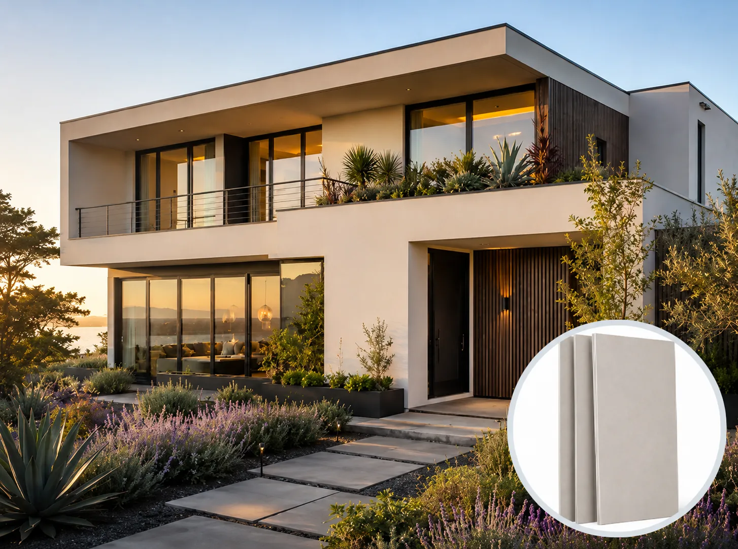 Exterior Hidden Joint fiber cement panel — distributed by JARA International